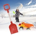 thumbnail image 2 of 1PC Boy and Girl 's Snow Shovel Boy and Girl 's Beach Shovel with Wooden Handle, 2 of 6