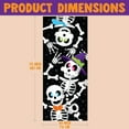 thumbnail image 5 of Clearance Under $2.4! 1PC 3D Skeleton Door Cover, Cute Halloween Home Decor for Door & Window, Cloth, (One Size, D), 5 of 9