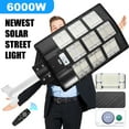 thumbnail image 4 of MUCH Solar Street Light, 6000W 3 Modes 8000000LM Dusk to Dawn Solar Lights Outdoor with Motion Sensor Remote Control Waterproof for Yard Parking Lot, Garage, Street, Road, 4 of 11