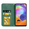 thumbnail image 3 of Funda de piel retro para Samsung Galaxy A32 5g, color verde, 3 of 5