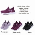 thumbnail image 5 of CHICVOMEY Women's Breathable Walking Shoes Lightweight Slip-On Sneakers with Wide Toe Box Non-Slip Soft Sole for Work Running Elderly Women Shoes, 5 of 6