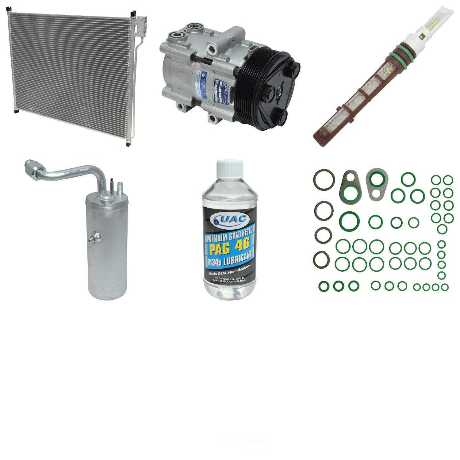 A/C Compressor and Component Kit -- Compressor-Condenser Replacement Kit Fits select: 2003-2005 FORD F250, 2003-2005 FORD F350