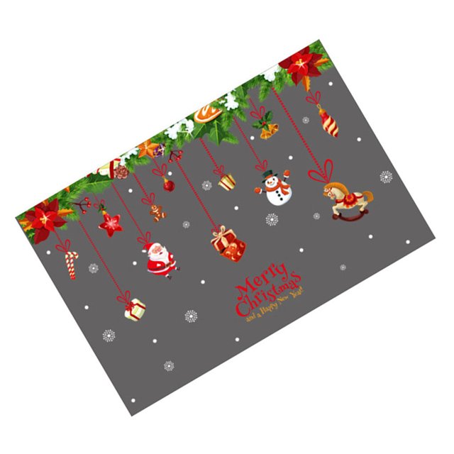 pitrice Home Decor Christmas Musical Note Wall Sticker Decals Removable PVC Wall Art Decoration Mural