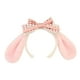 thumbnail image 4 of Diadema con orejas de conejo de Pascua Sunnimix rosa, 4 of 7