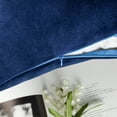 thumbnail image 3 of Ashler Soft Velvet Throw Pillow Cushion Home Decorative, Navy blue, 22 x 22 inch, 2 Packs, 3 of 4