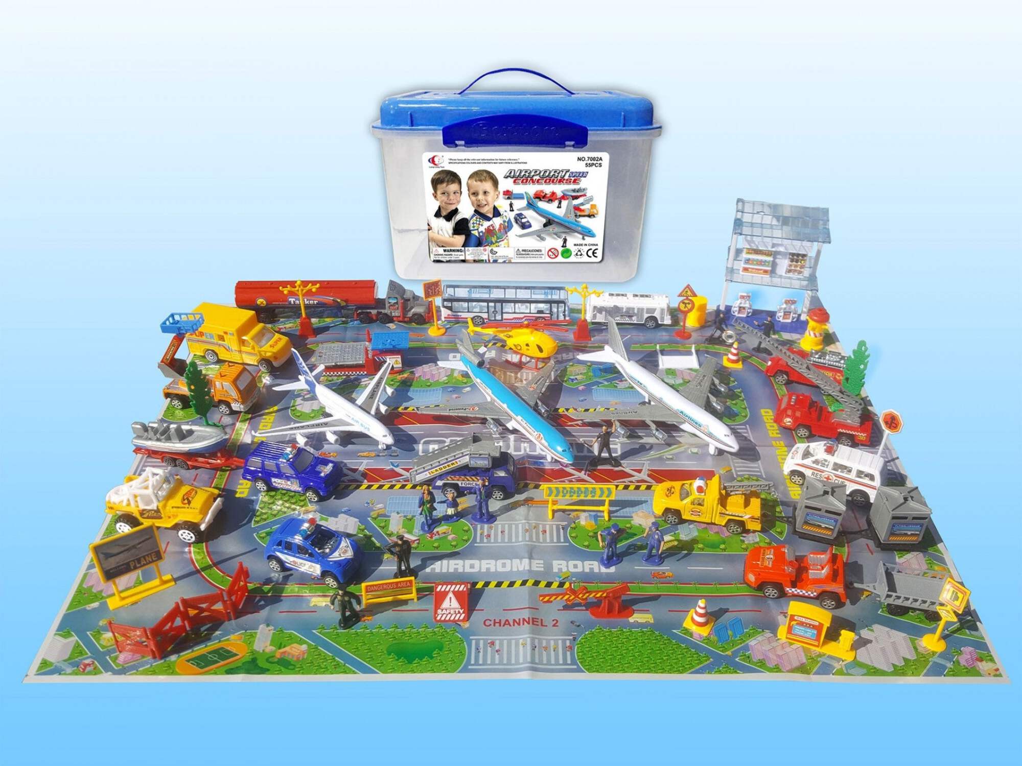 Kids Airport Playset 57-Piece PS02A Shop All Car Track