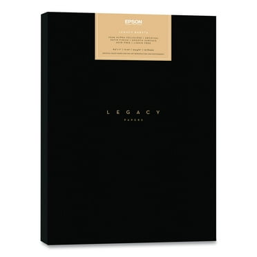 Epson Legacy Baryta II Professional Media 8.5x11 Semi-Gloss White 25Ct S450403