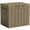 Light Brown, variant on Homall 31-Gallon Resin Deck Box with Lockable Lid, Multi-Functional Outdoor Storage Bench for Patio, Garden, and Backyard, Black