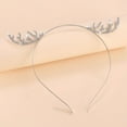 thumbnail image 4 of Alloy Headband Hair Accessories Christmas Snow Holiday Party Hair Clip Elegant Festive Hair Jewelry for Women Girls, 4 of 5