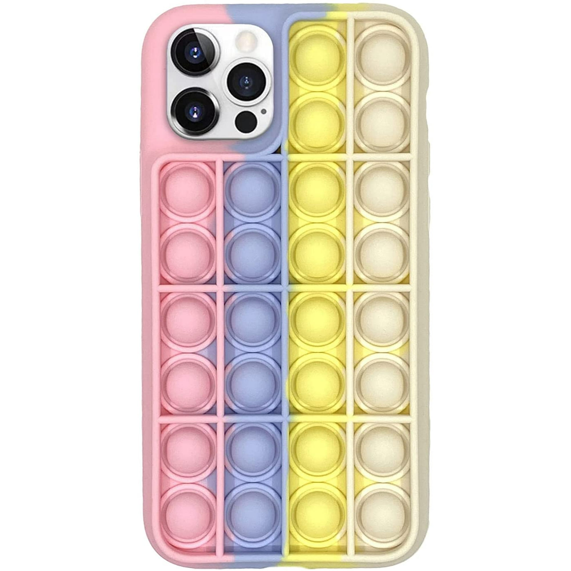 Panda Iphone 13 Mobilskal Pop It Fidget Toy Phone Case, Silicone