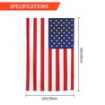 thumbnail image 2 of American Flag Garden Flag 12x18 Inch Indoor Balcony Courtyard Outdoor Decorative Flag, 2 of 7