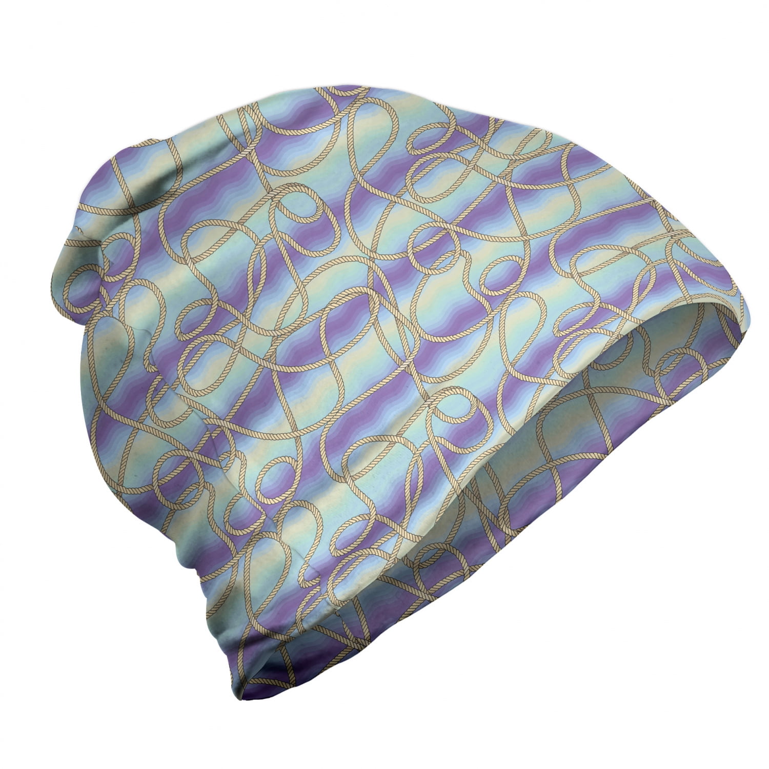 Blue Nautical Unisex Beanie, Tangled 