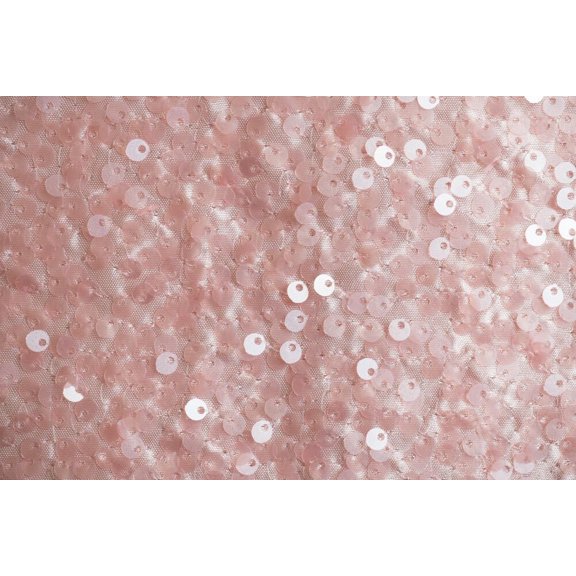 BLUSH Sequin Fabric Photography Backdrop, Photo Booth Backdrop - Made in USA