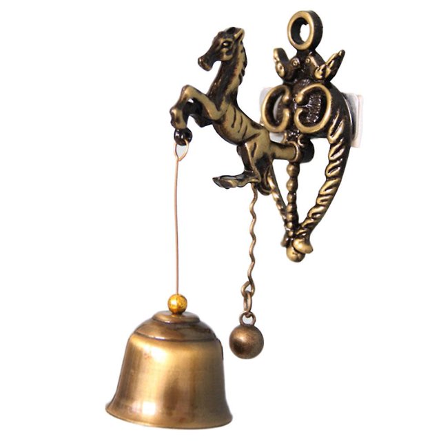 Timbre colgante en forma de búho elefante caballo Vintage accesorios de decoración del hogar de Halloween