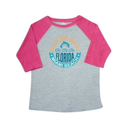 

Inktastic Miami Beach Florida Travel Trip Gift Toddler Boy or Toddler Girl T-Shirt