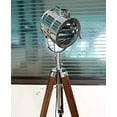 thumbnail image 6 of Industrial Style Floor Spotlight Vintage Studio Search Light Wooden Tripod stand Light Home & Office, 6 of 6