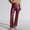 Red, variant on ZZwxWA PU Leather Dress Pants for Women Stretch Slim Fit Elegant High Waisted Versatile Straight Work Pants with Pockets