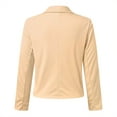 thumbnail image 4 of Veste de Travail Décontractée à Manches Longues pour Femmes, Col à Revers, Boutons, Coupe Ample, 4 of 5