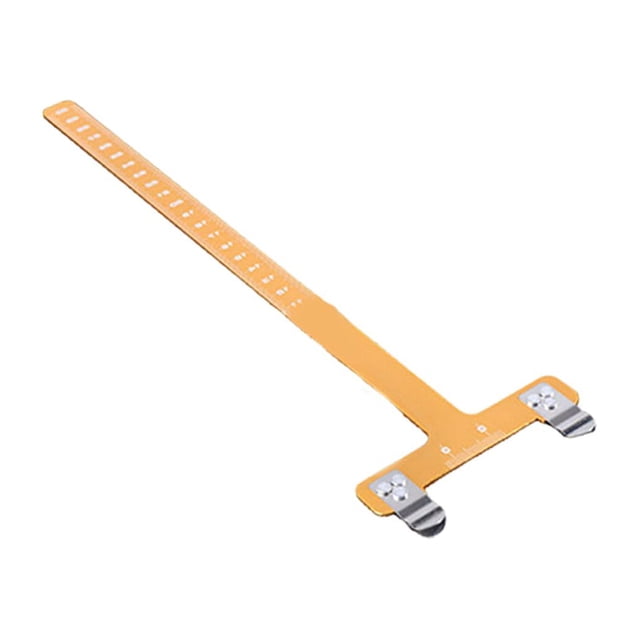 Toystoory Regla en T, instalación práctica, Material Premium, superficie lisa, operación de estilo tonto, accesorios de tiro con , golpes para tiro y tiro con Naranja