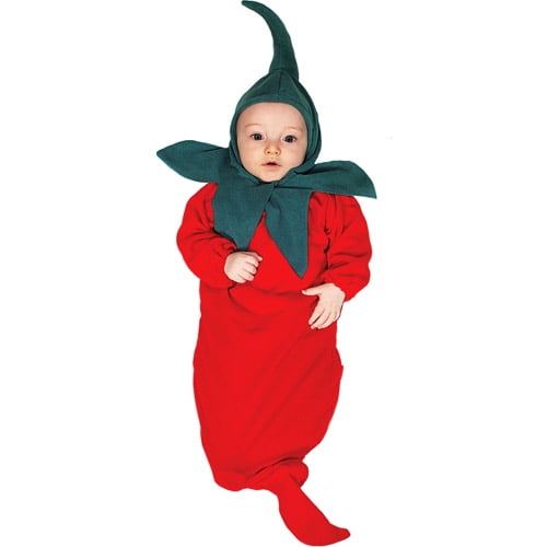 Red Chili Pepper Bunting Costume Dress-up NWT 0-9 6-12 Months