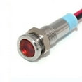 thumbnail image 5 of 2PCS Ultra Small Motorcycle Red Led Brake & Running Tail Lights Panel Pilot Lamp, 5 of 9
