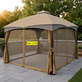 thumbnail image 5 of ​APEX GARDEN Replacement Mosquito Netting for 10' x 12' Gazebo, 5 of 6
