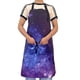 thumbnail image 1 of Adjustable Apron for Home Kitchen | Sky Cosmic Print | Machine Washable Reusable Polyester | Oil Resistant Durable Cooking Bib | Adjustable Shoulder Straps | 1 Pack | 21x19x2cm, 1 of 6