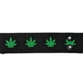 thumbnail image 2 of Green Leaf 2 Holes Row Metal Grommet Stitched Canvas Fabric Military Web Belt, 2 of 2
