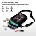 thumbnail image 7 of HELLHERO American Flag with Zipper Small Crossbody Purse for Outdoor Travel, 7 of 7