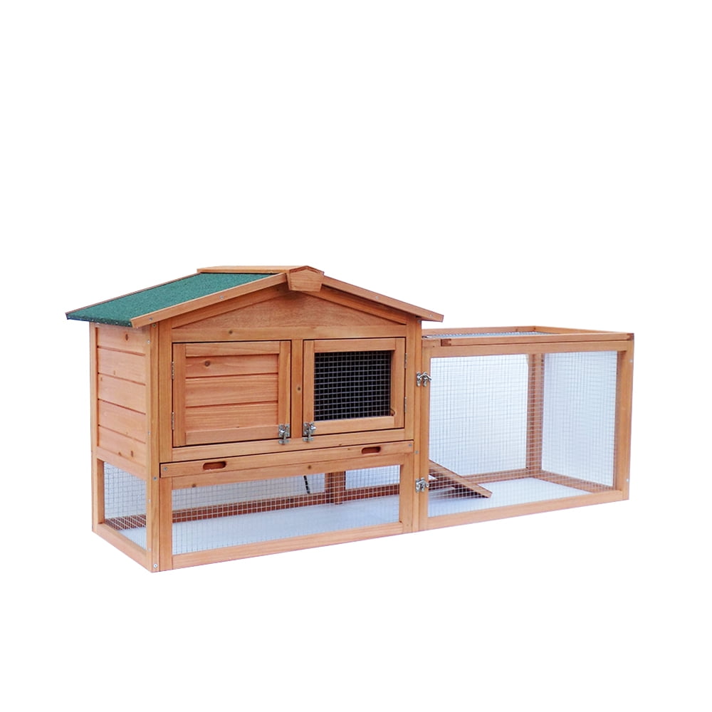 rabbit hutch with removable tray