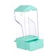 thumbnail image 5 of Comedero automático para pájaros, accesorio para jaula de loros, bandeja inferior extraíble, cuenco de comida para azul, 5 of 9