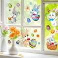 thumbnail image 3 of ZToonmas Easter Decorations Easter Wall Stickers Eggs Stickers Living Room Window Decoration Wall Stickers Self-Adhesive Wall Stickers Pvc Glass Stickers Rabbit Toys, 3 of 6