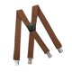thumbnail image 5 of Tirantes para Hombre, Tirantes con Clip Lateral, Tirantes de Moda con 4 Clips para Trabillas para Cinturón, Tirantes en Forma de X, Tirantes Estilo Ca Color camello Fernando tirantes para hombre, 5 of 8