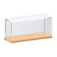 thumbnail image 2 of Vitrina de exhibición de figuras de acción de mostrador con base de madera para tiendas minoristas 30x10x135cm, 2 of 9