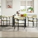thumbnail image 4 of Mesa de Comedor Plegable FurnitureR MARLOWE Beige 2-4 Personas, 4 of 7
