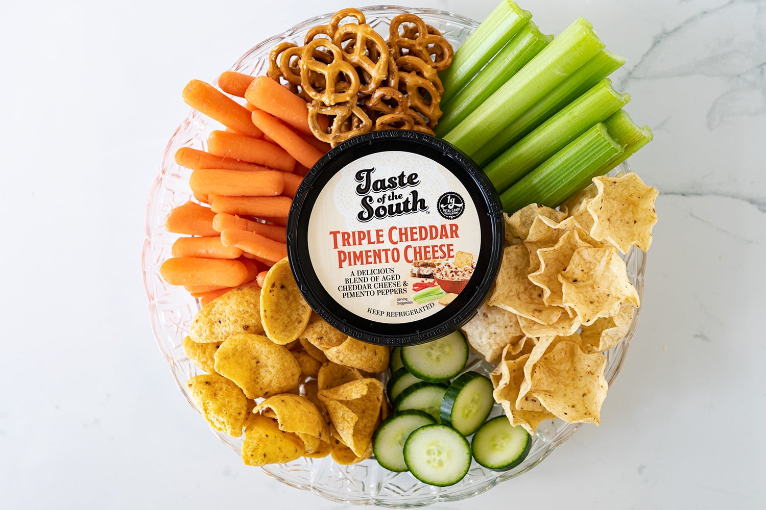 Taste of the South Triple Cheddar Pimento Cheese, 10 oz (Tub, Spread, Refrigerated)