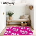 thumbnail image 3 of ODIKA 5x7 Machine Washable Non-Slip Area Rug, Nocturnal Garden Blooms with Glowing Moonbeam Rays Ultra Soft Rug, None, 511762, 3 of 7