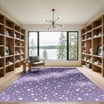 thumbnail image 2 of ODIKA 3'x5' Machine Washable Non-Slip Area Rug, Abstract Purple High Traffic Rug, Purple, 1309708, 2 of 7