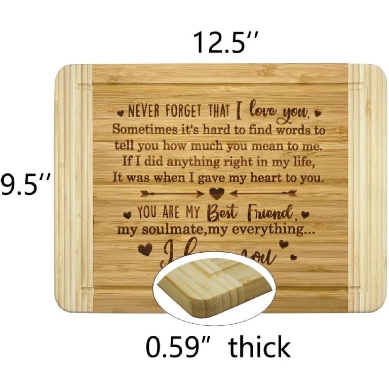 Personalized Cutting Board, Perfect Gifts for Couples or Parents