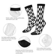 thumbnail image 3 of Bingfone Compression Socks for Women and Men Long Socks for Running Athletic Cycling Nurse- Nautical Anchors1, 3 of 6