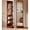 Walnut, variant on 360-Degree Rotating Full-Length Floor Mirror with Coat Rack and Hidden Storage Compartment, Heavy-Duty Standing Mirror with Sturdy Base for Bedroom or Entryway