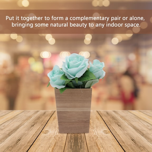 Sipeihong Rustic Wood Planter Box for Windowsill, Flower Pot Holder for Garden, Patio, Indoor and Outdoor Decor