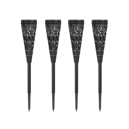 

Elainilye Solar Lights Outdoor 4 Pack Conical Solar Lights Decorative Waterproof Led Solar Garden Lights for Patio Yard Home and Garden Furniture Sale Clearance