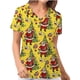 thumbnail image 4 of Puntoco Navidad Moda Mujer Cuello en V Casual Manga corta Impreso Bolsillos Señoras tops Blusa Puntoco Puntoco-5034, 4 of 6