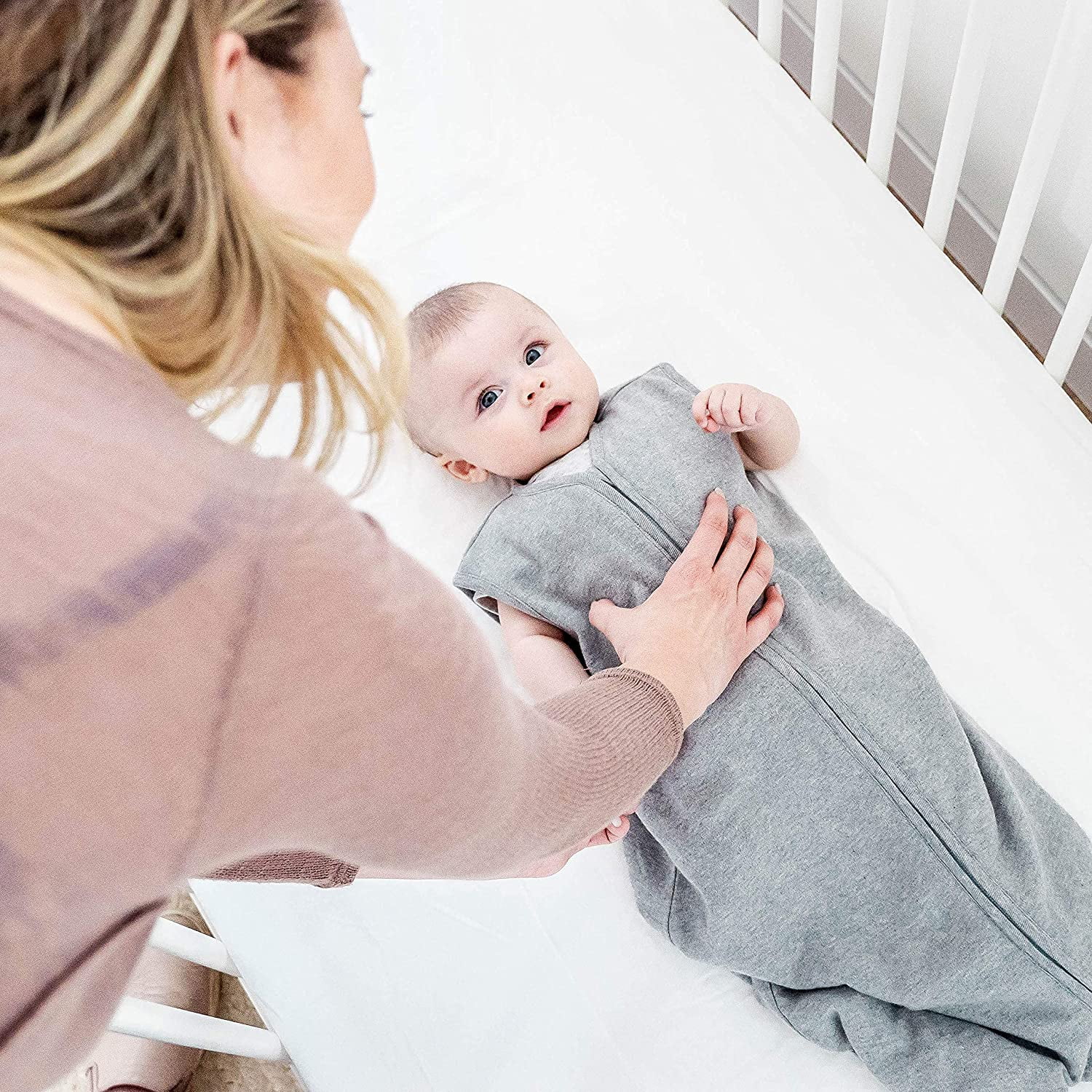 Comfy Cubs Sleep Bag, Sack for Baby, 2 Pack, for Boy and Girl, Newborns and Toddlers (Grey, Medium)