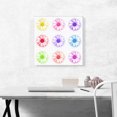 thumbnail image 2 of ARTCANVAS Daisy Flower Painting Pattern Home decor Canvas Art Print - Size: 18" x 18" (1.50" Deep), 2 of 9