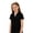 P988 Black, variant on Tfken Girls Soft Comfy Tops Holiday Daily Wear Short Sleeve Tees Tshirts T-Shirts Fashion Comfortable Summer Child Stretch Clothes Size 3-4 Years
