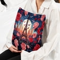 thumbnail image 6 of Eiffel Tower Luxurious Velvet Bed Pillow Covers Set - 2 Decorative Throw Pillow Inserts with Unique Patterns - Available in 16x16, 18x18, and 20x20 Inches for Any Occasion, 6 of 6