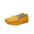 thumbnail image 3 of Harsuny Womens Loafers Comfort Shoes Lightweight Slip On Moccasins Driving Flats Yellow 6, 3 of 9