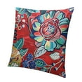 thumbnail image 2 of BANET Bright Floral Indoor, Outdoor Accent Throw Pillowcase 20x20in, 2 of 6